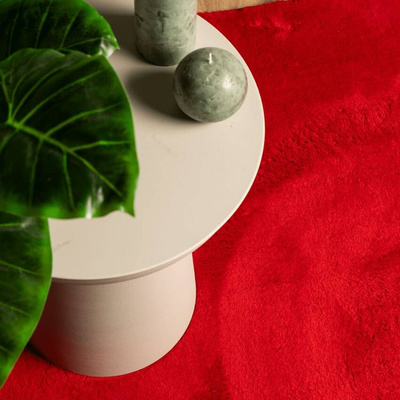 vidaXL Dywan HUARTE z krótkim włosiem, czerwony, 200x280 cm