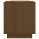vidaXL Szafka pod TV, miodowy brąz, 80x34x40 cm, lite drewno sosnowe