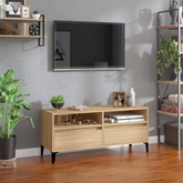Szafka pod TV, dąb sonoma, 100x34,5x44,5 cm vidaXL