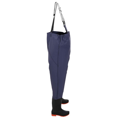Waders z butami Rozmiar 40 niebieski