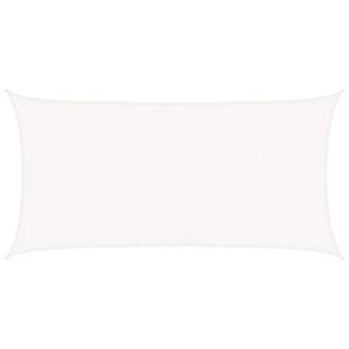 Żagiel przeciwsłoneczny HDPE prostokątny 2x4 m, biały