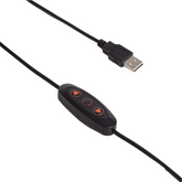 Lampa Stołowa Led 3,6W z przełącznikiem Czarna Abruzzo Tenor