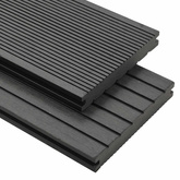 Deska Tarasowa 6 pcs Szary Kompozyt drewniano-plastikowy