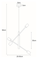 Lampa sufitowa K-4750 z serii CAMARA KAJA
