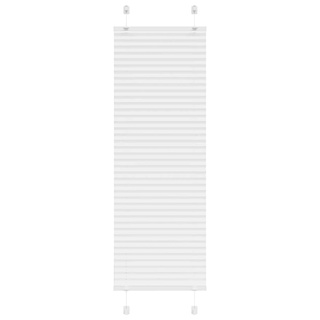 Roleta plisowana biała 50x150 cm Szerokość tkaniny 49,4cm