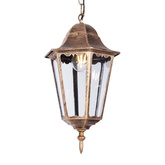 Lampa ogrodowa wisząca K-5006H CZARNY/ZŁOTY z serii LOZANA