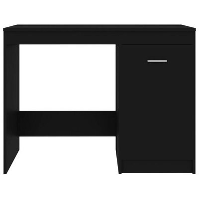 vidaXL Biurko, czarne, 100x50x76 cm, materiał drewnopochodny model standard