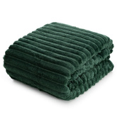 Koc Soft ciemnozielony 200x220