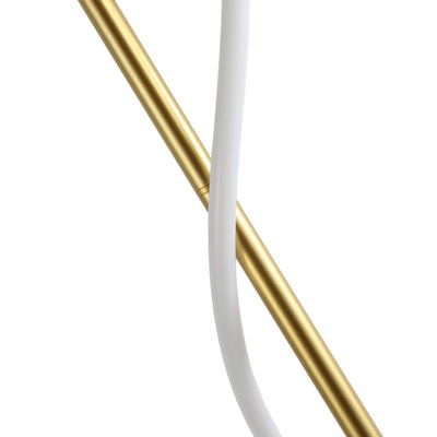 Nowoczesna Lampa podłogowa Złota LED 30W 3000K Abruzzo Spirali