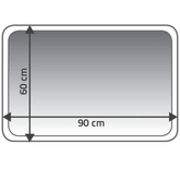 RIDDER Dywanik łazienkowy Carl, 60x90 cm, beżowy, 7102307