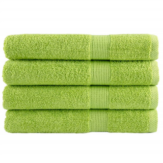Ręczniki premium SOLUND, 4 szt., zielone, 100x200 cm, 600 g/cm?