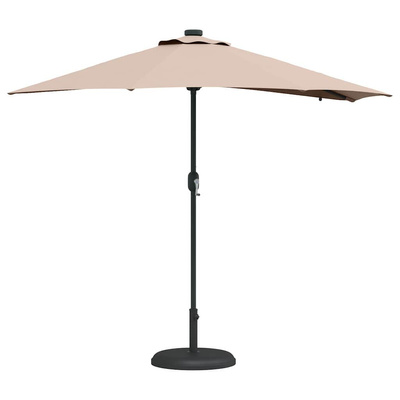 Parasolka ogrodowa Ciemnoszary 294 x 150 x 223 cm