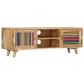 vidaXL Szafka pod TV, 120x30x40 cm, lite drewno mango wariant 6