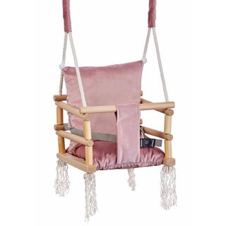 Huśtawka dla dzieci 3w1 Prestige/róż
