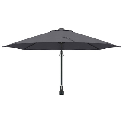 Parasolka ogrodowa Antracyt 248 x 248 x 148 cm Poliester i Stal