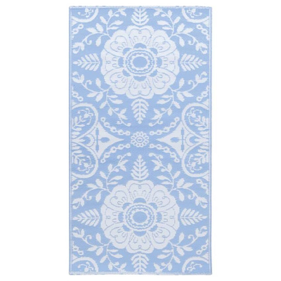 vidaXL Dywan na zewnątrz, błękitny, 80x150 cm, PP