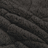 Zimowa Kołdra Antracyt 140 x 220 cm Mikrofibra i Fleece Teddy