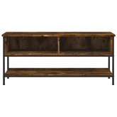 vidaXL Szafka pod TV, przydymiony dąb, 100x35x45 cm