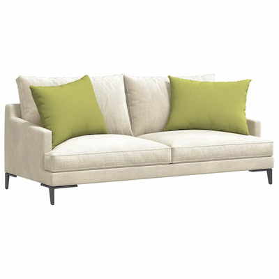 Poduszki na sofę 2 pcs Jasnozielony 70 x 50 cm tkanina