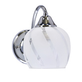 Prego lampa kinkiet chromowany E27 klosz bezbarwny 21-09449