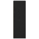 Highboard Czarny dąb 40 x 41 x 124 cm Drewno inżynieryjne