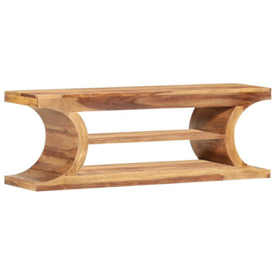 vidaXL Szafka pod TV, 118x30x40 cm, lite drewno sheesham