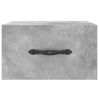 vidaXL Wiszące szafki nocne, 2 szt., szarość betonu, 35x35x20 cm wariant 6