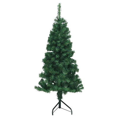 Rogowa Sztuczna Choinka z podstawą Zielony 150 cm PVC i Metal