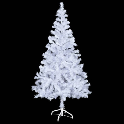 vidaXL Sztuczna choinka z lampkami i bombkami, 150 cm, 380 gałązek