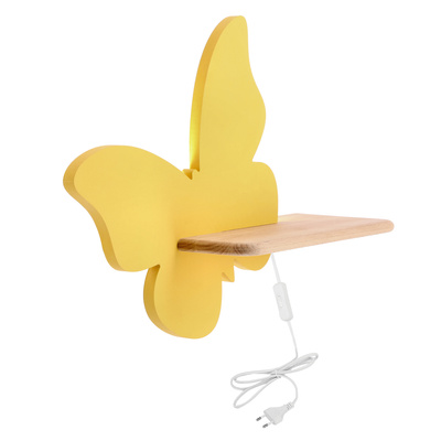 Lampa kinkiet półeczka 5W LED 4000K IQ Kids Butterfly złoty 21-85153