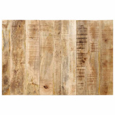 Zagłówek 120 cm lite drewno surowe mango