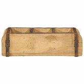 Taca 4 pcs Brązowy 30 x 14 x 9 cm Lite Drewno Recyklingowe