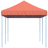 Składany namiot imprezowy typu pop-up, terakota, 580x292x315 cm