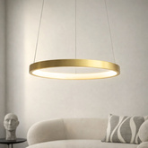 Lampa wisząca LED 25W 40cm złota Lune 31-76120