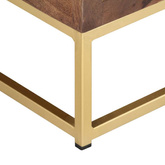 vidaXL Szafka pod TV, 138x30x46 cm, lite drewno mango