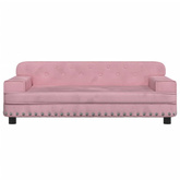 vidaXL Legowisko dla psa, różowe, 90x53x30 cm, aksamit