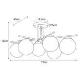 Lampa wisząca K-5784 z serii FELIX