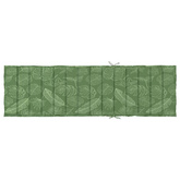 vidaXL Poduszka na leżak, wzór w liście, tkanina Oxford