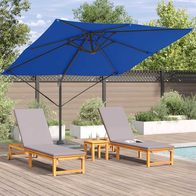 Parasol Roma Niebieski 286 x 284 x 265 cm Aluminium i Poliester