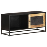 vidaXL Szafka pod TV, 90x30x40 cm, surowe drewno mango