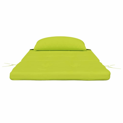 Poduszki na krzesła Gładki 2 pcs Jasnozielony 58 x 77 x 4,5 cm
