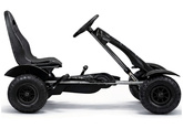 Sportowy Gokart Na Pedały F618 Pomowane Koła Obciążenie 50kg Czarny