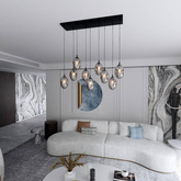 Lampa wisząca ASTRAL 9 BL GRAFIT
