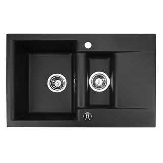 Zlewozmywak Estein 1,5K 08 / czarny nakrapiany