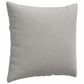 Poduszki na sofę 2 pcs Jasnoszary 45 x 45 cm tkanina