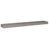 Podniesione Łóżko Ogrodowe Rdzawy 480 x 80 x 24 cm tektura