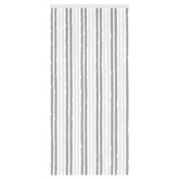 Firanka owadobojna z chenillu Szary i biały 90 x 200 cm 100% PP