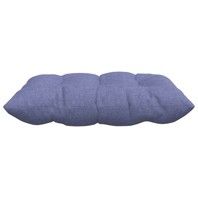 Poduszki na siedziska 4 pcs Niebieski dżins 40 x 40 x 6 cm