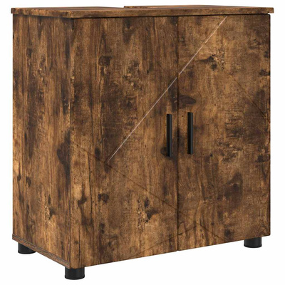 Zestaw mebli łazienkowych 5 szt. Dąb wędzony 61 x 35 x 64 cm