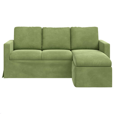Sofa Jasnozielony 178 x 134 x 80 cm Aksamit